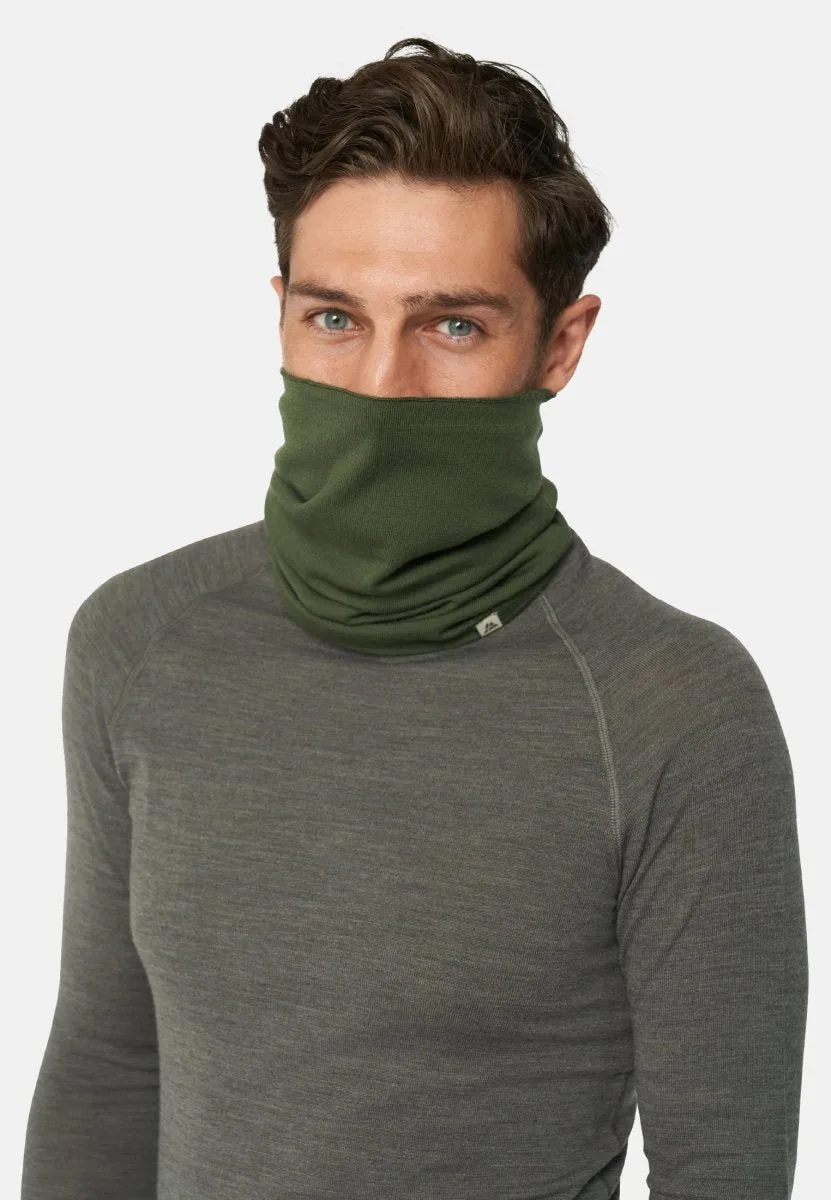 MERINO WOOL NECK GAITER FOR MEN & WOMEN