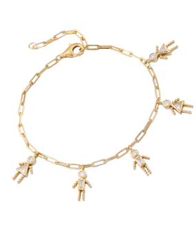 Mini Me Links Bracelet - 18K Gold Vermeil