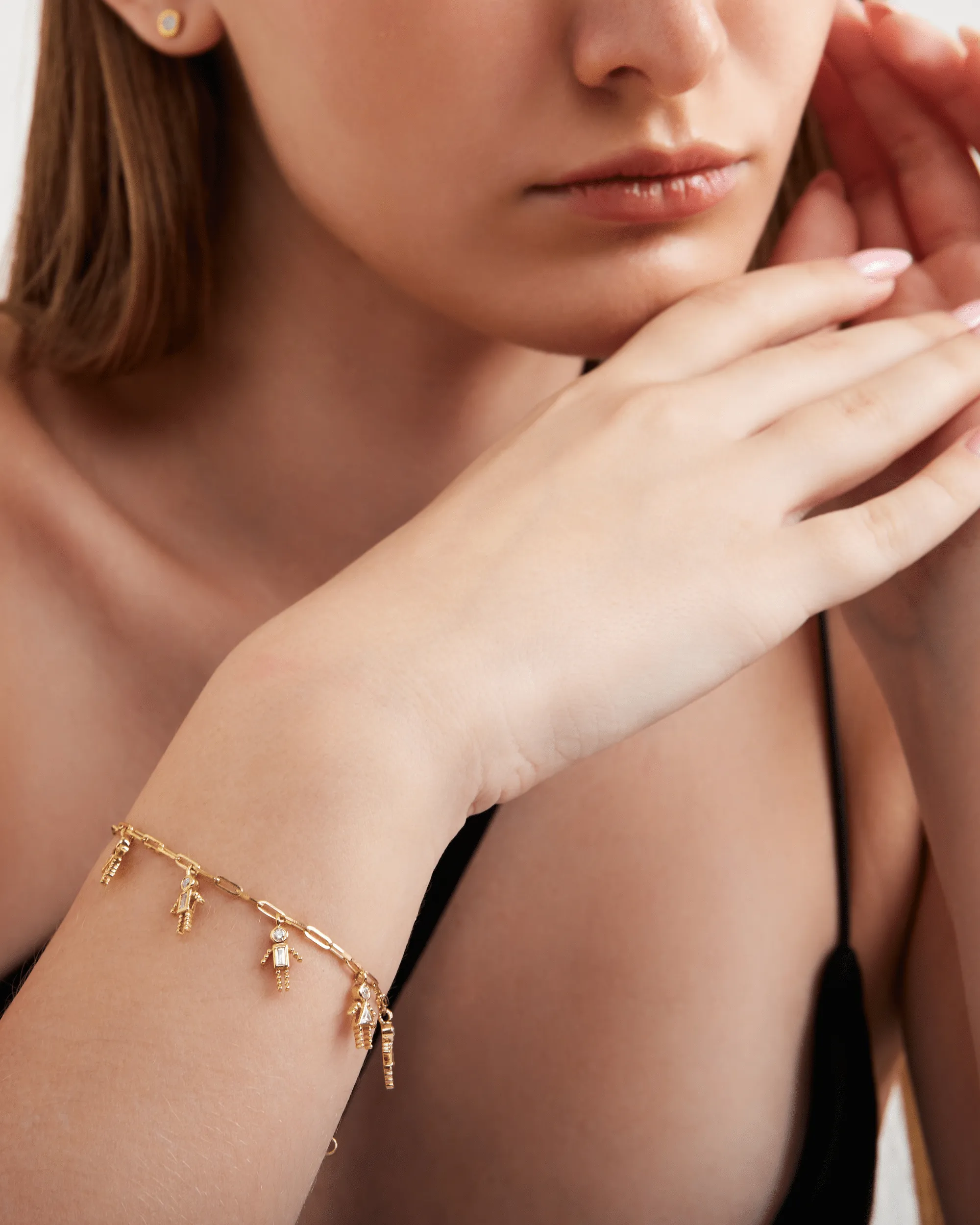 Mini Me Links Bracelet - 18K Gold Vermeil