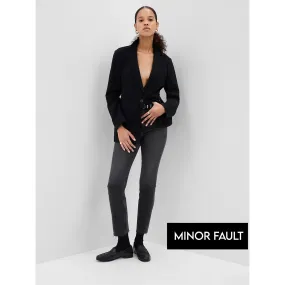 (Minor Fault) Straight Mom Charcoal Jeans