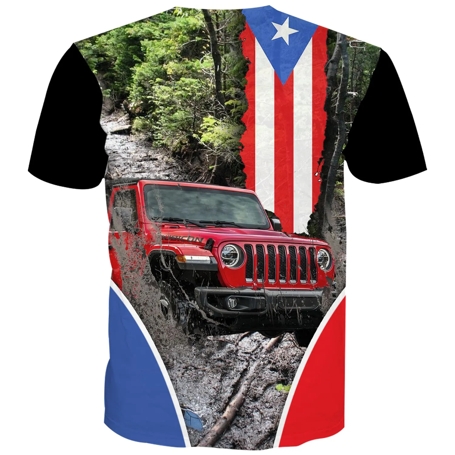 Off Road Jeep trails puerto rico T-Shirt