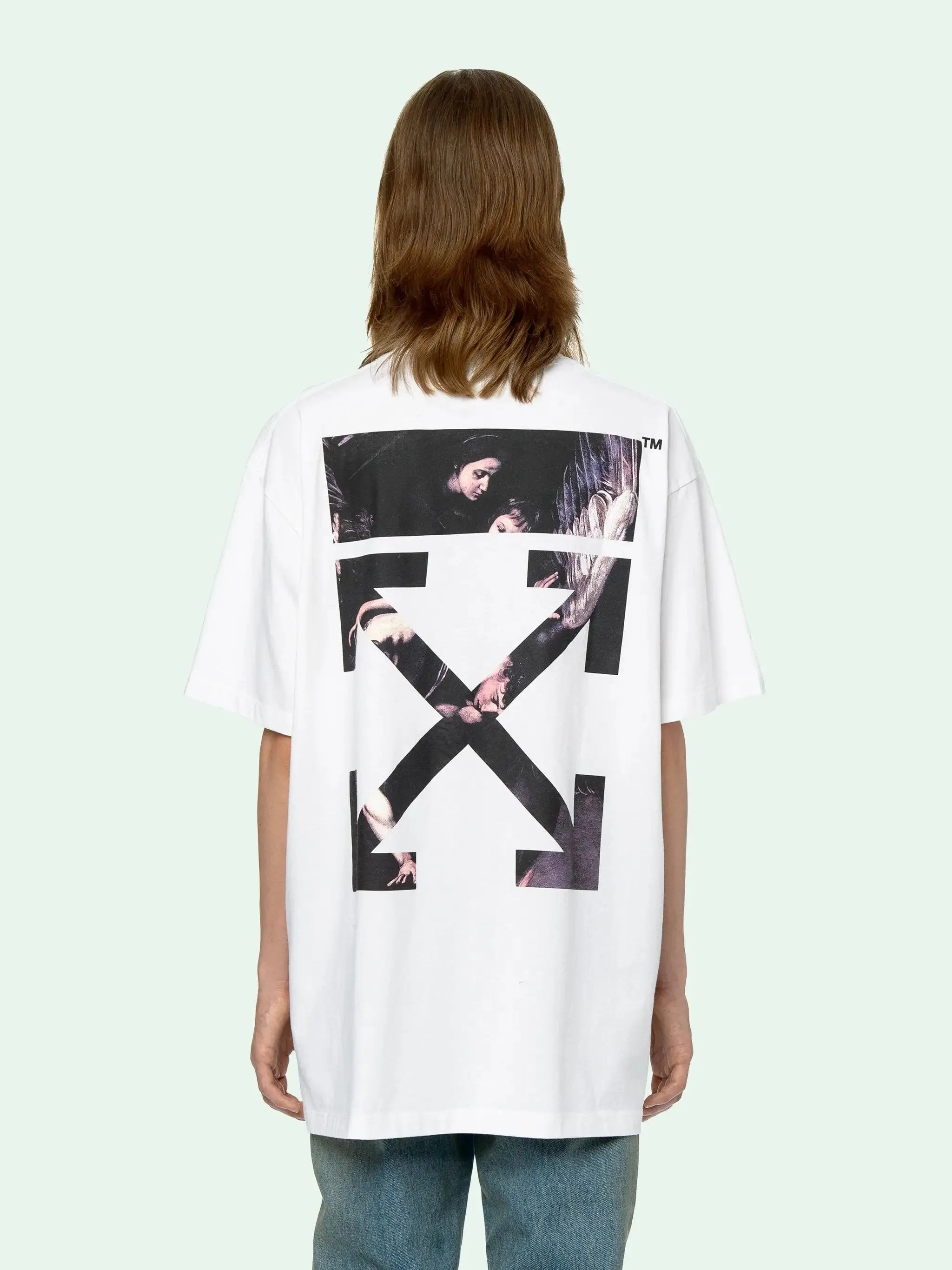 OFF-WHITE CARAVAGGIO ARROWS S/S OVER T-SHIRT WHITE