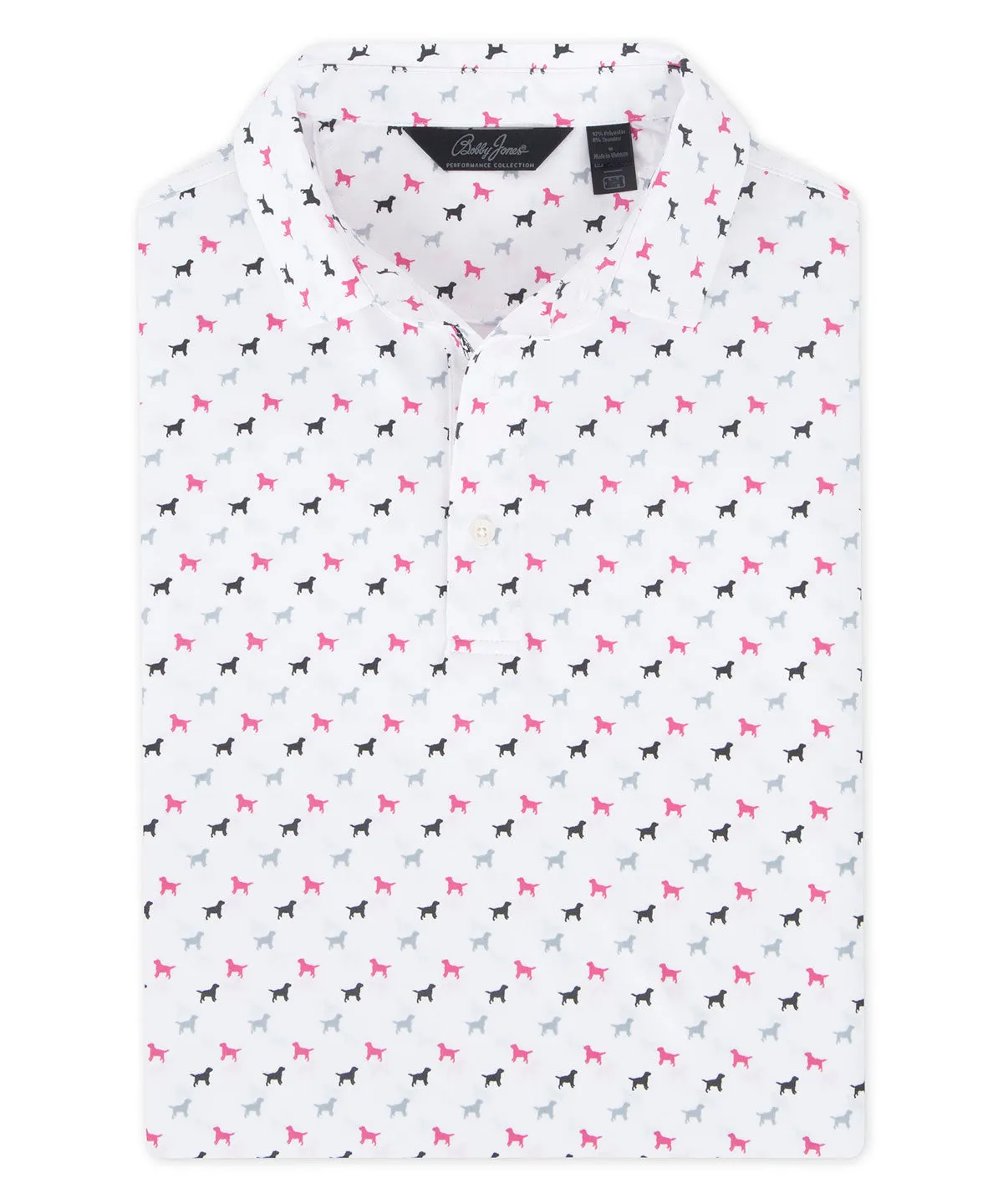 Performance Dog Print Polo