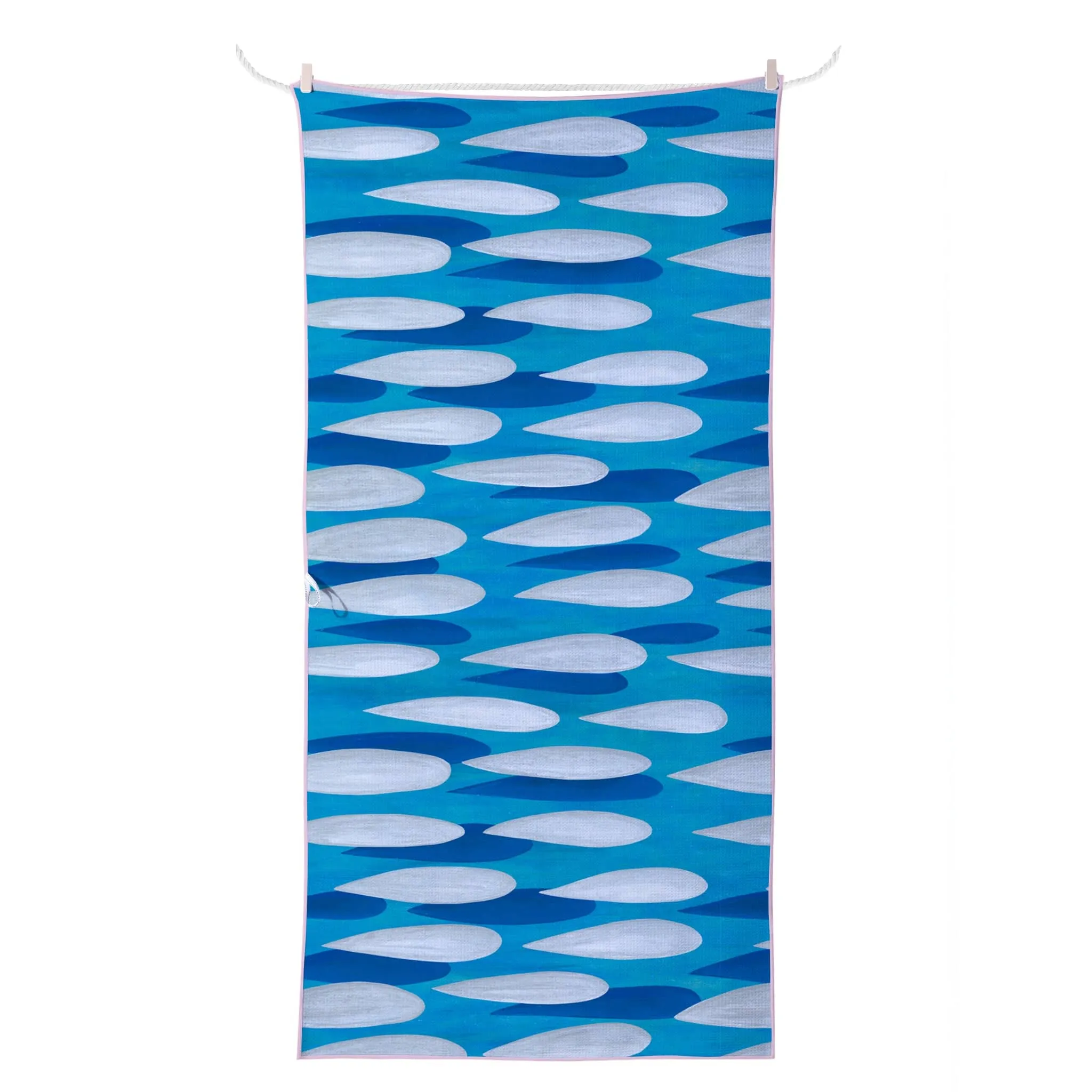 Pink Dugong Sand Free Beach Towel