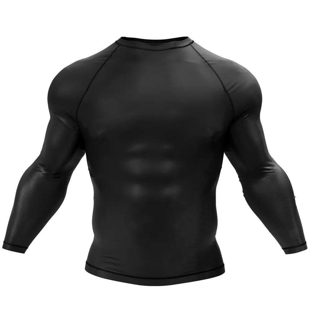 Premium Black BJJ Rash Guard