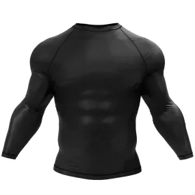 Premium Black BJJ Rash Guard