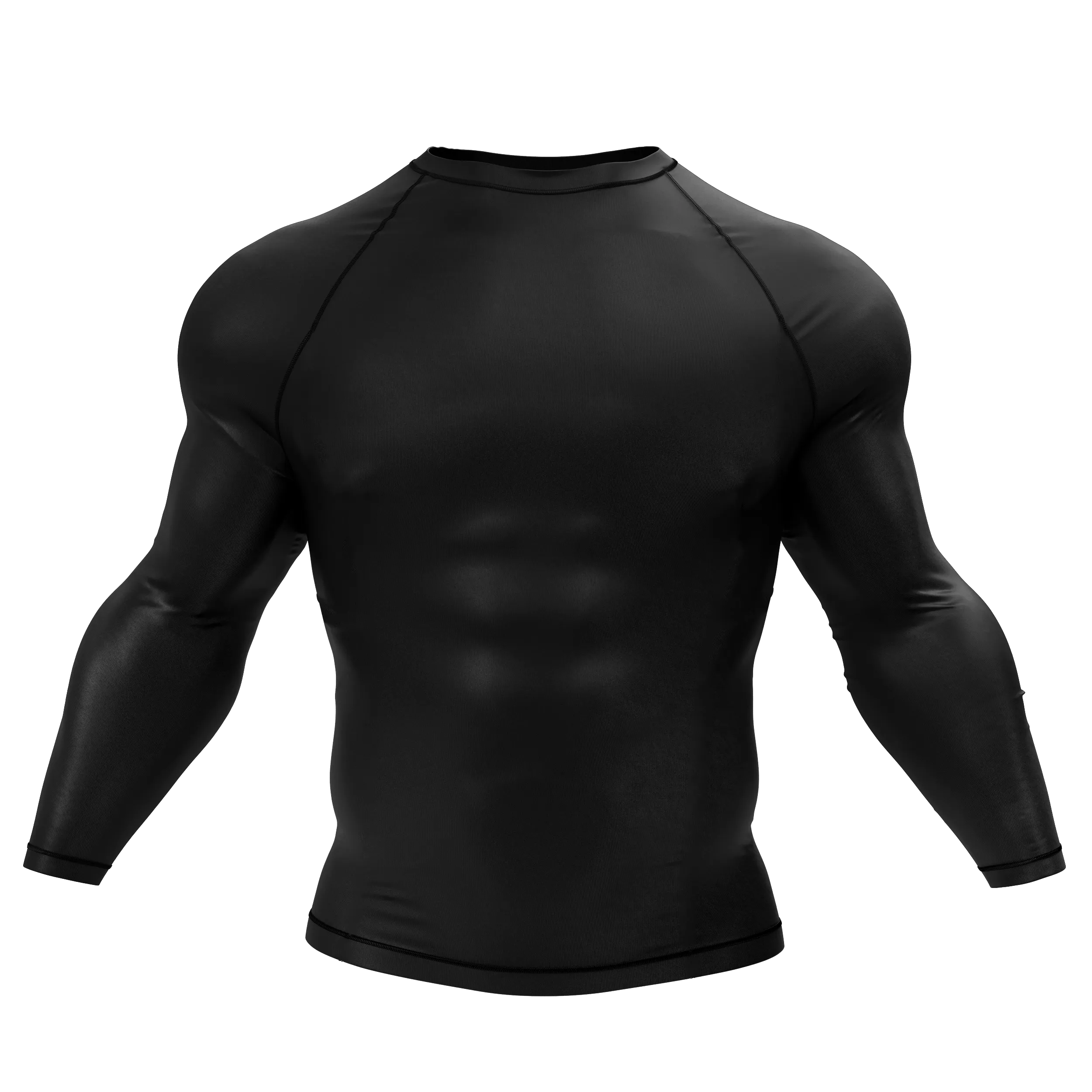 Premium Black BJJ Rash Guard