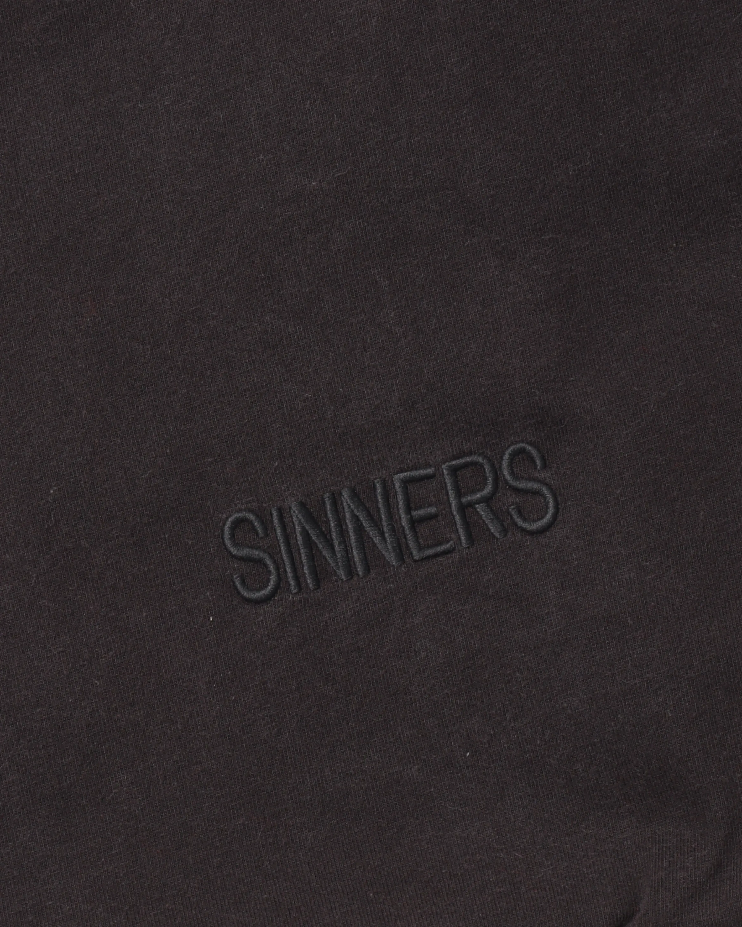 "SINNERS" Tonal Embroidered T-Shirt