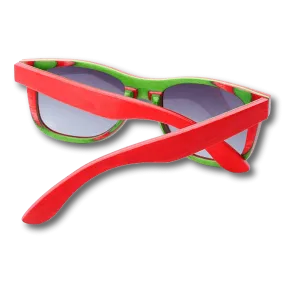 Recycled Skatedeck Bluntslide Red Sunglasses by WUDN