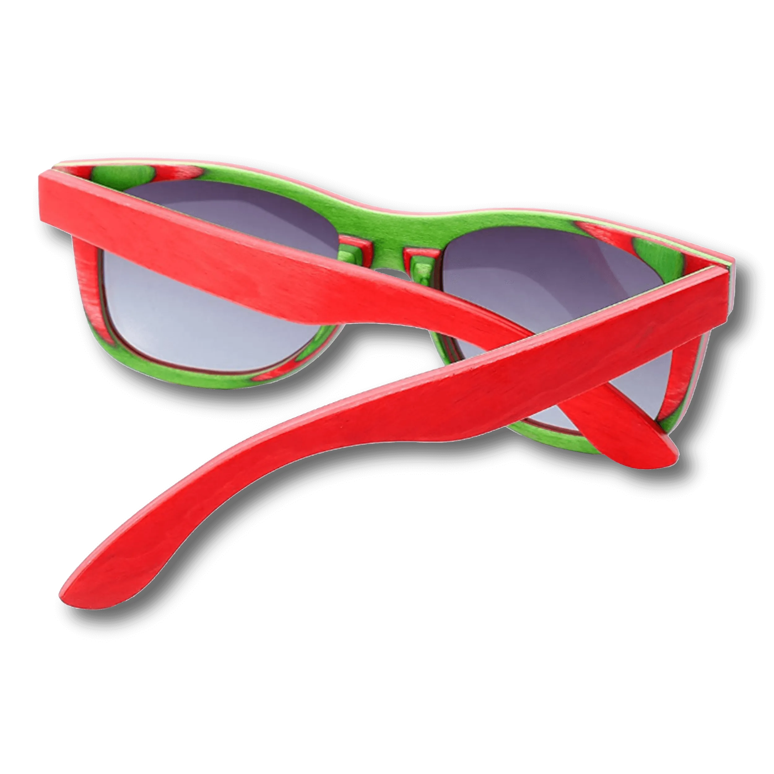 Recycled Skatedeck Bluntslide Red Sunglasses by WUDN