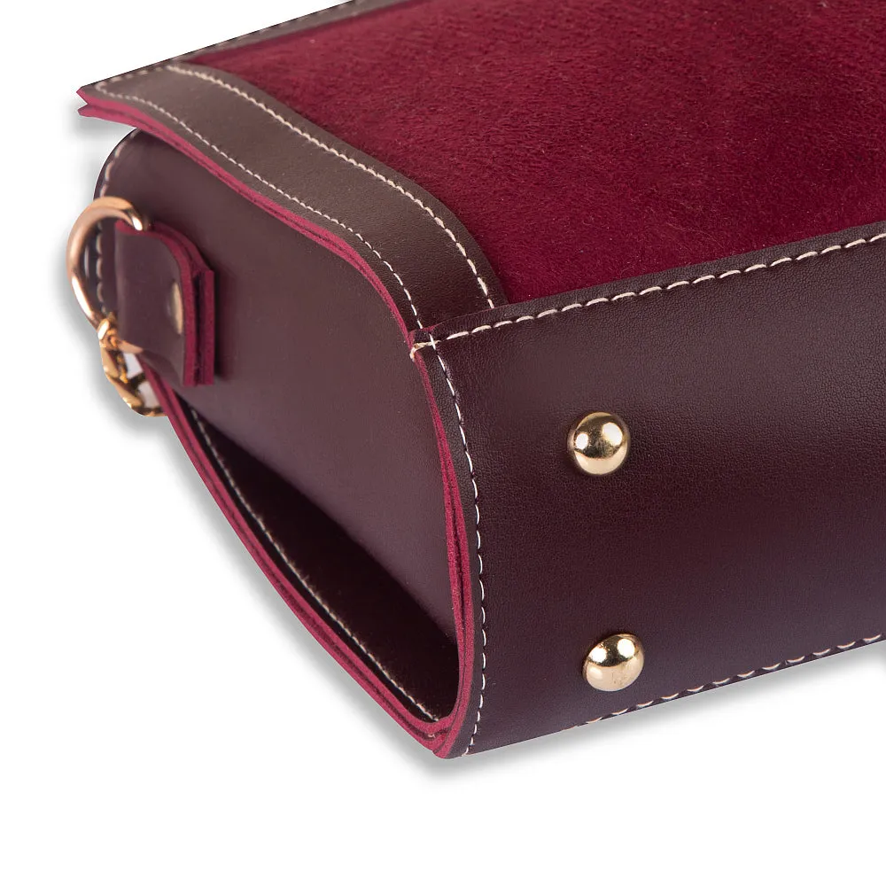 Sonic crossbody bag maroon