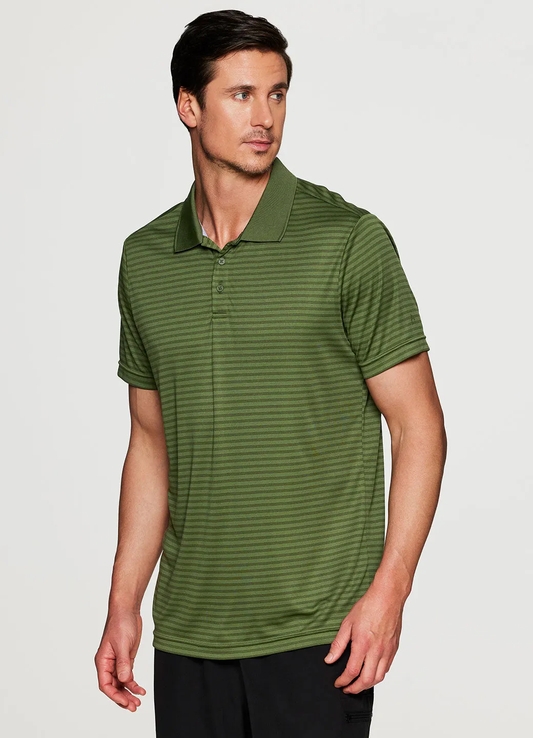 Stay On Course Striped Polo