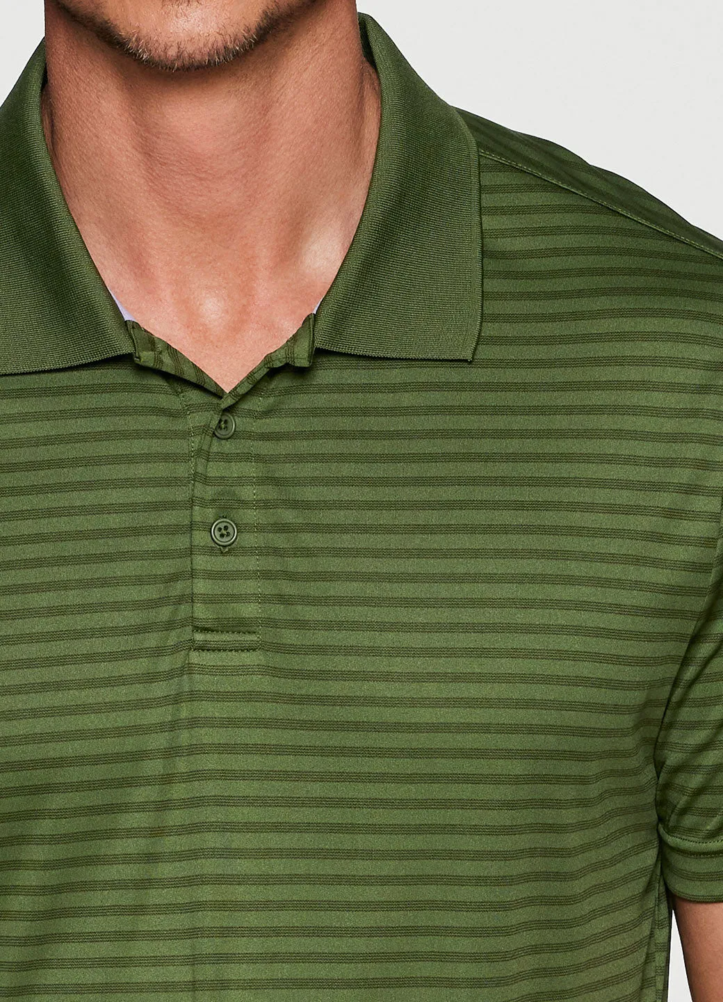 Stay On Course Striped Polo