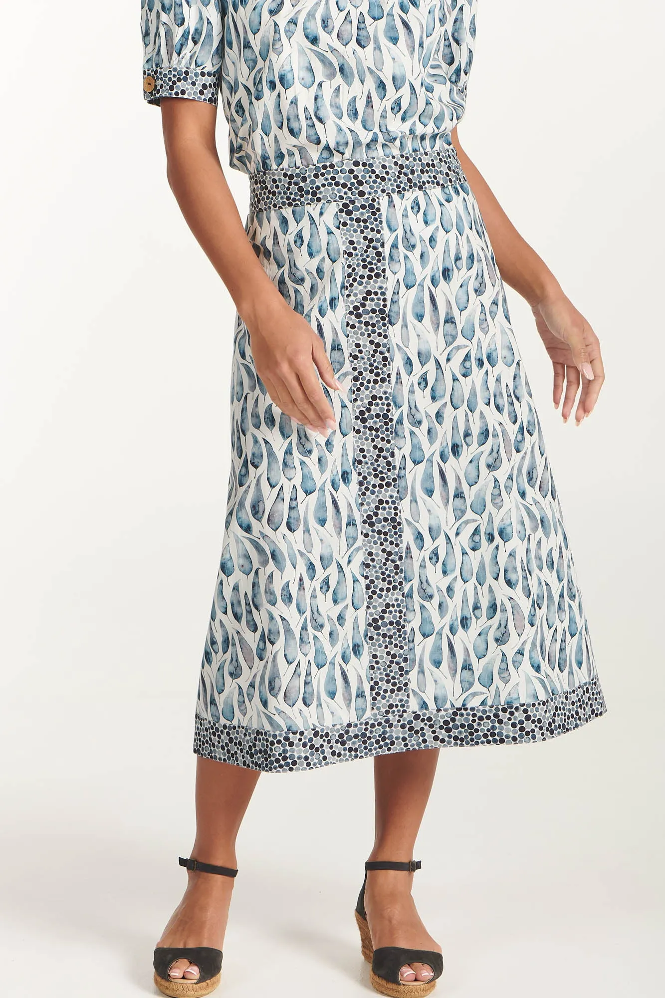 Stella Skirt Leafy Spots