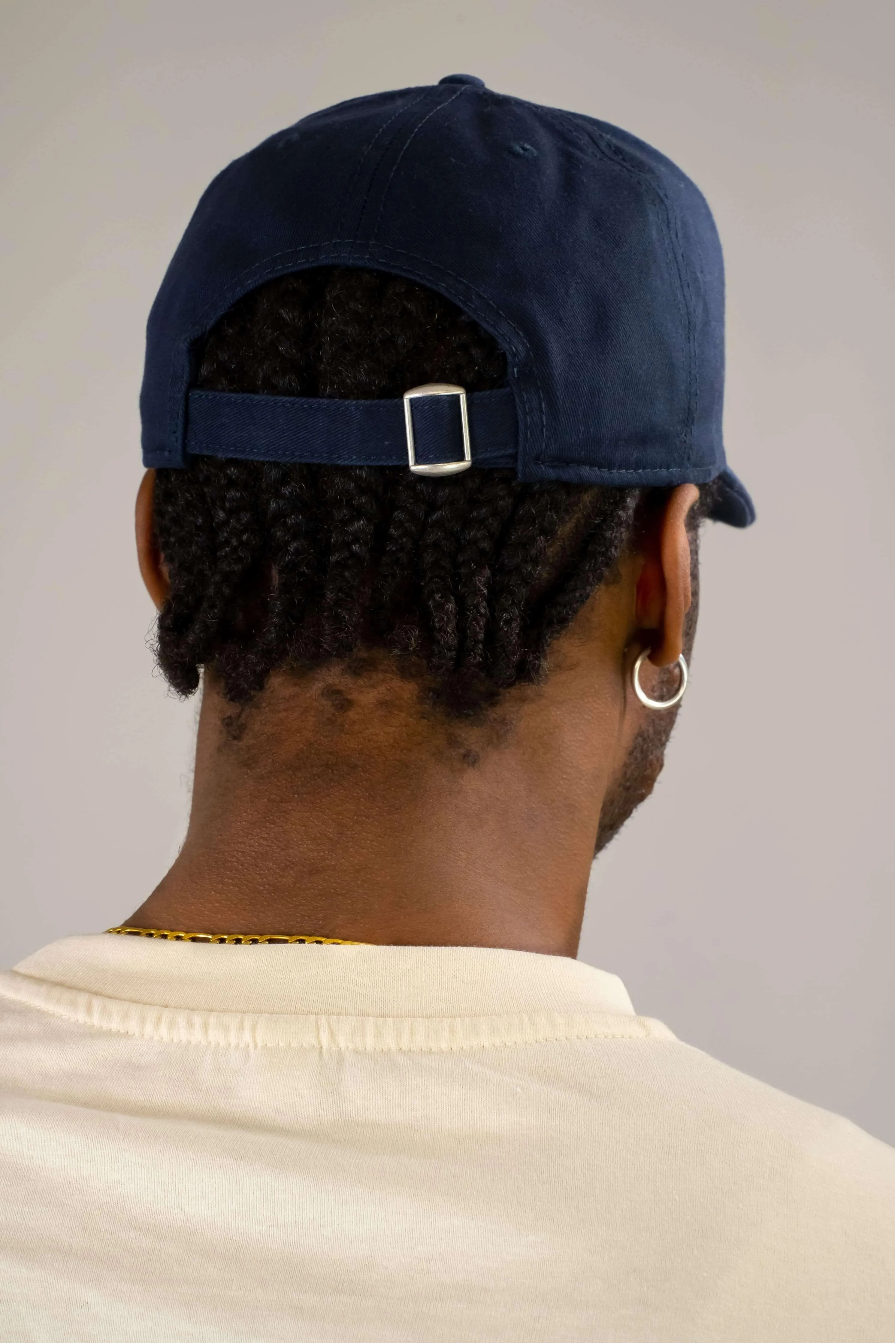 Sue Adinkra Cargo Cap Men in Navy