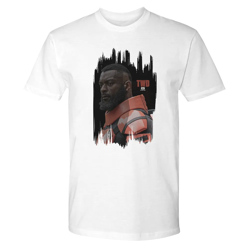 The Walking Dead Mercer Portrait Adult Short Sleeve T-Shirt