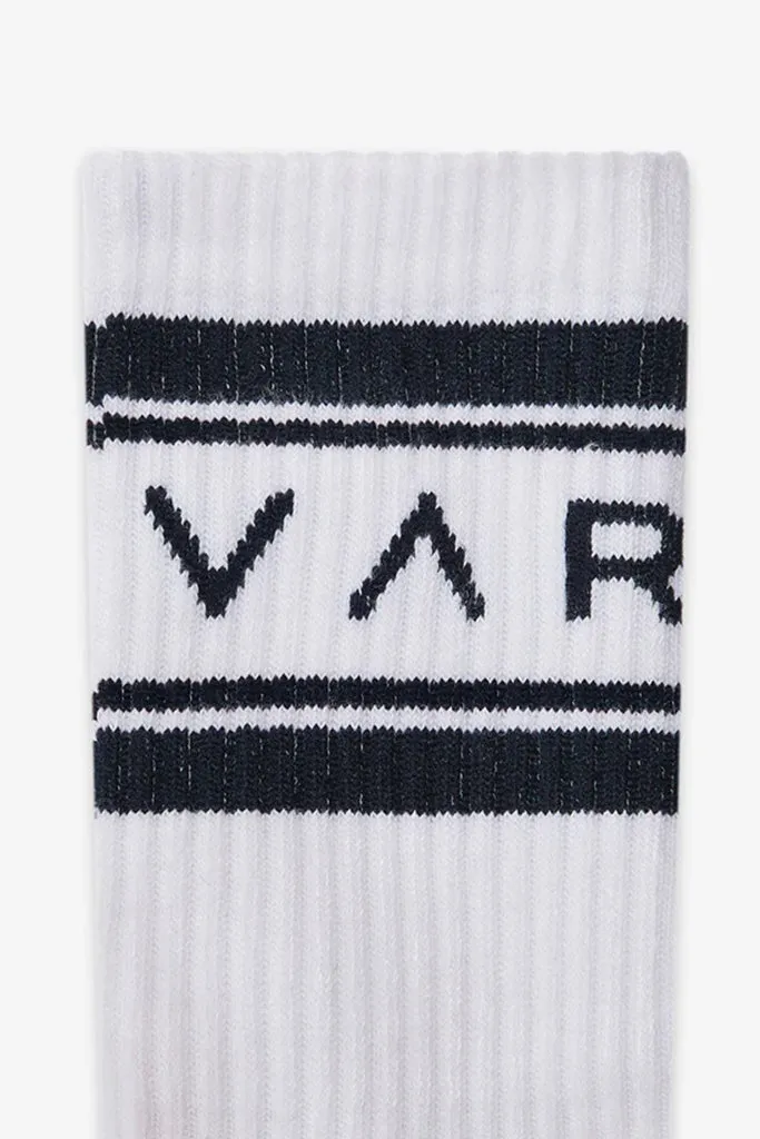 Varley - Astley Active Sock - White/Blue Nights