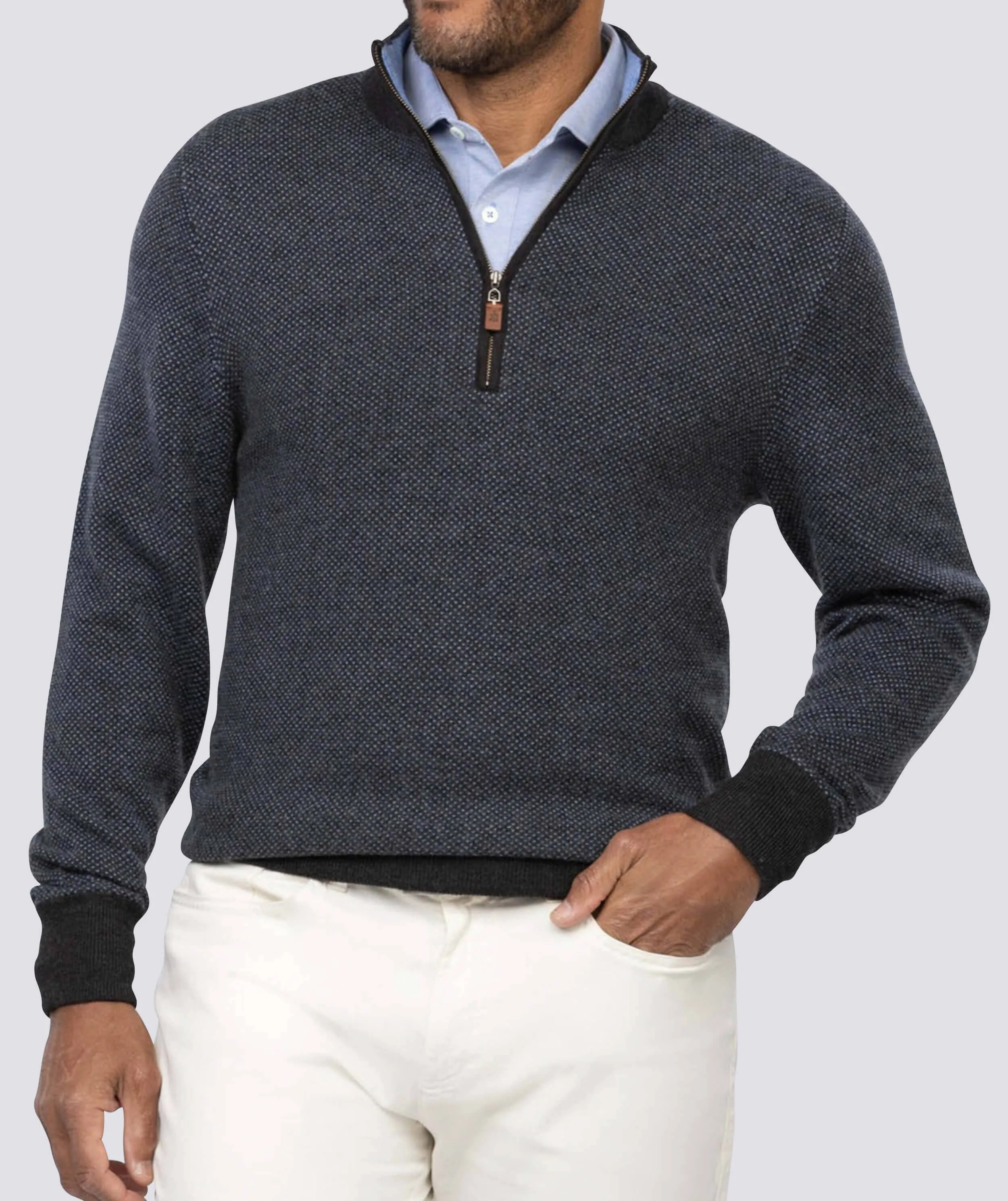 Walt Birdseye Quarter Zip Pullover