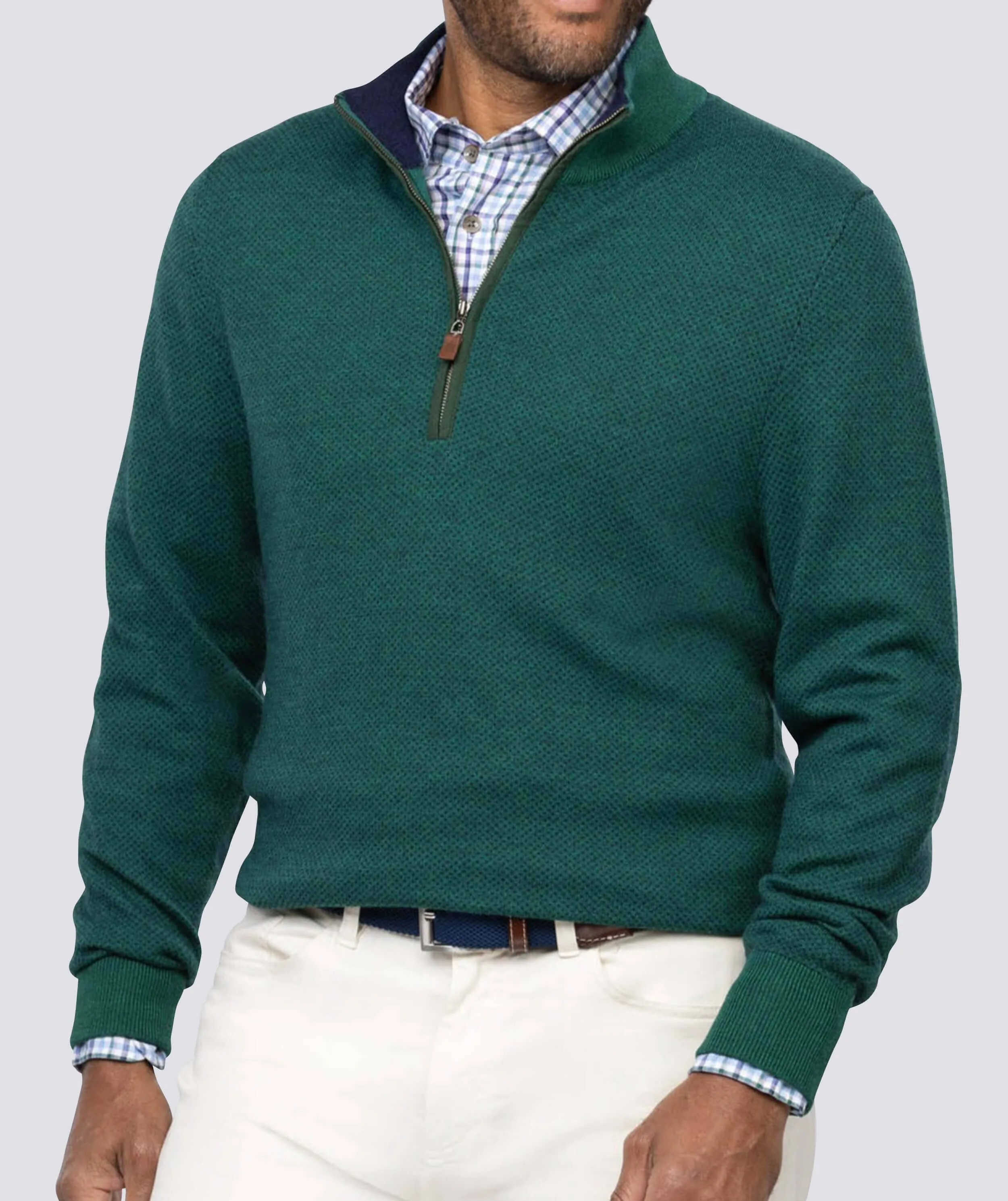 Walt Birdseye Quarter Zip Pullover