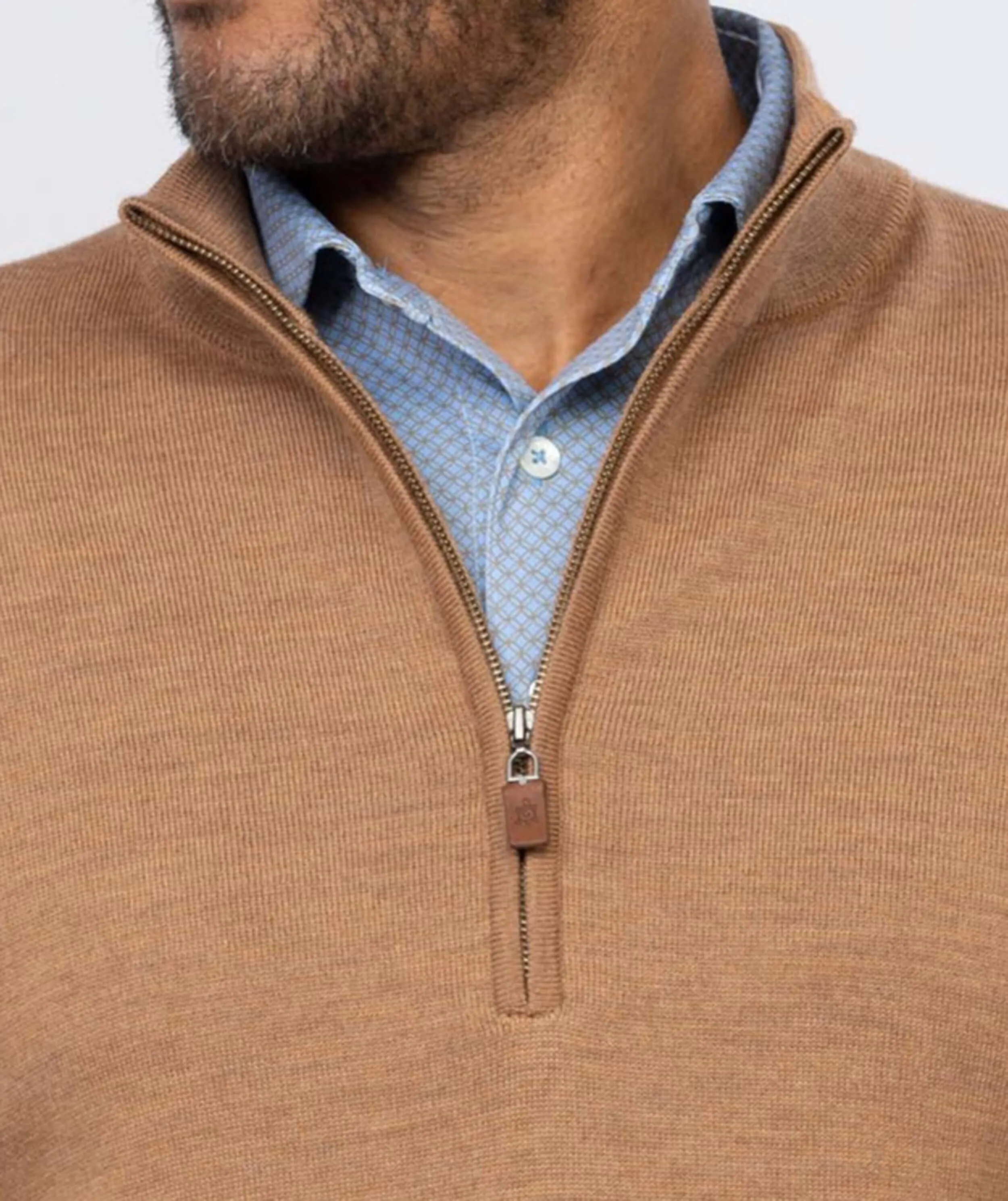 Walt Birdseye Quarter Zip Pullover