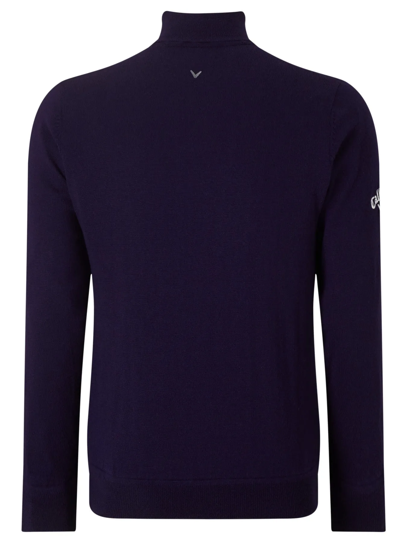 Windstopper Quarter Zipped Sweater In Navy Blue