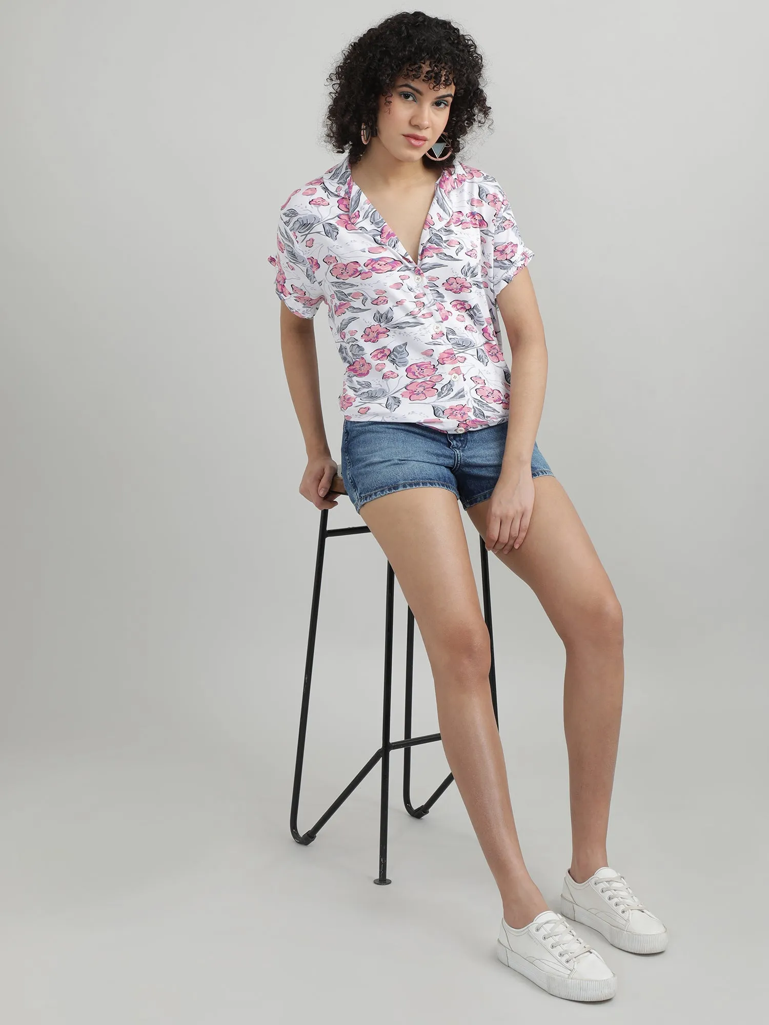 Women Floral Relaxed Fit Sleepwear