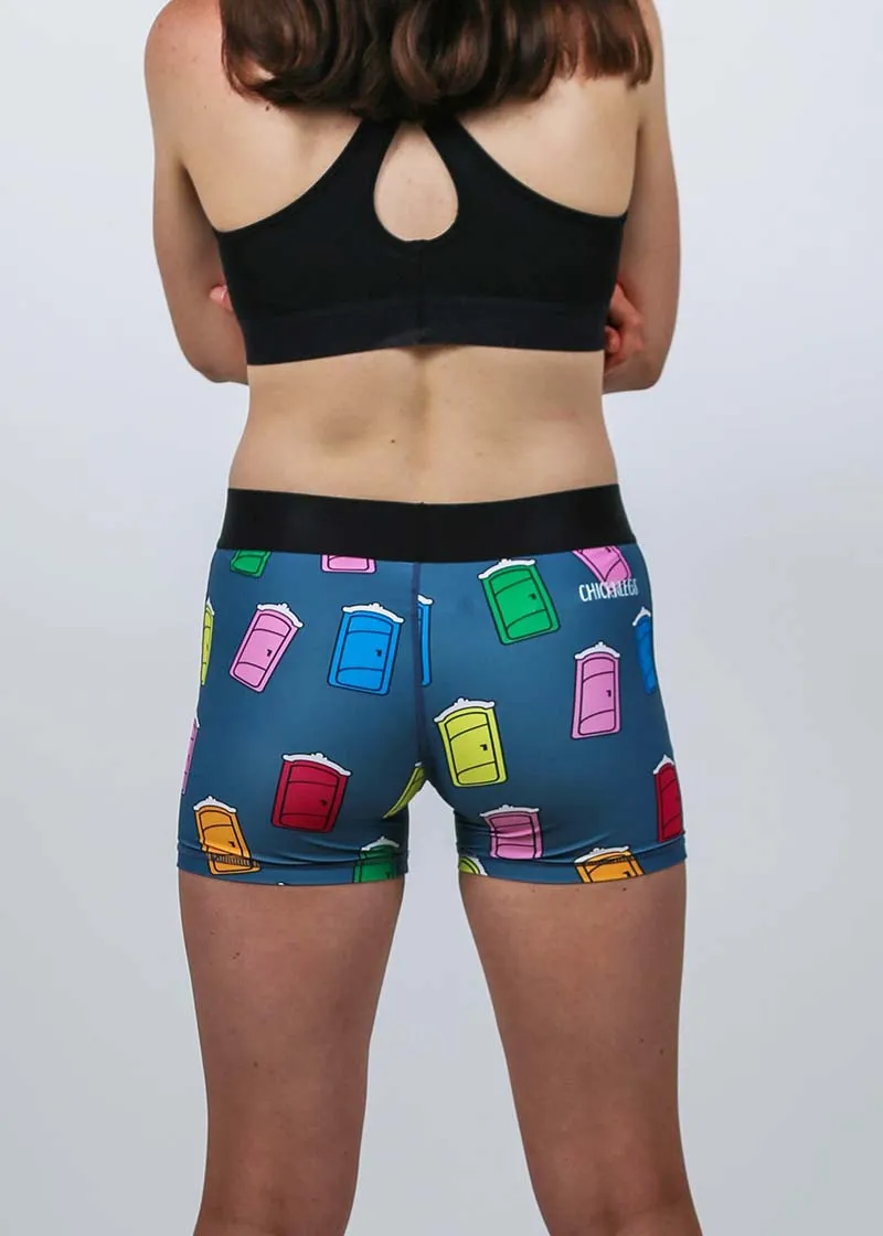 Women's Porta Potty 3" Compression Shorts